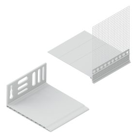 EJOT Hálós-vízorros lábazati idítóprofil 12 cm