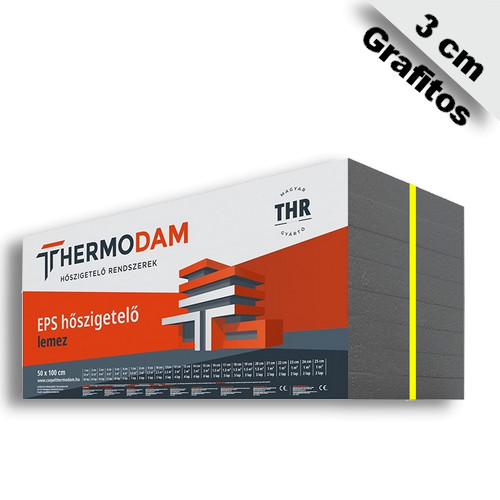 EPS 100 Grafitos lépésálló polisztirol hőszigetelő lemez 3 cm