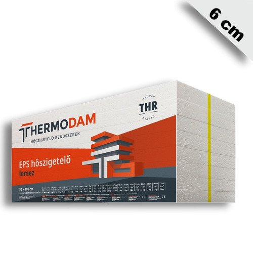 EPS 100 lépésálló hőszigetelő lemez 6 cm